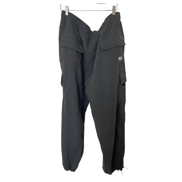 Pro Club Charcoal Gray  Heavyweight Cargo Sweatpants - Picture 2 of 3